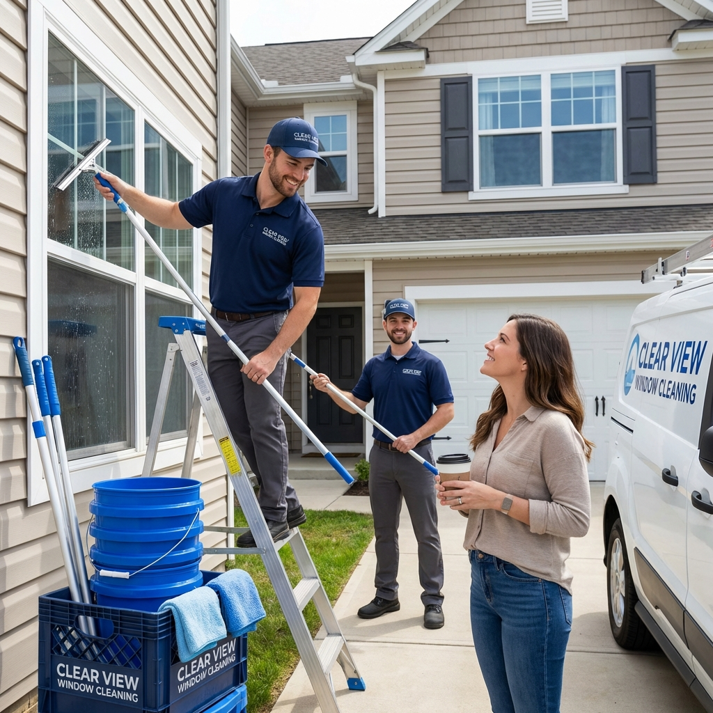 Residential Window Cleaning (2-story) Exterior Only