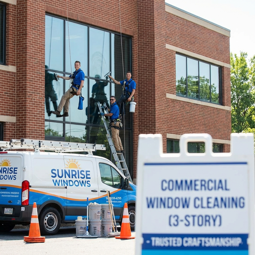 Commercial Window Cleaning (3-story)
