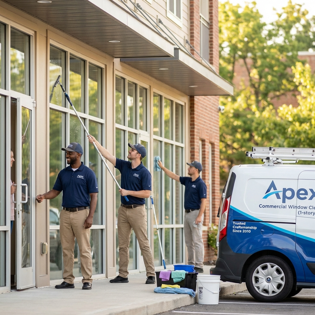 Commercial Window Cleaning (1-story)